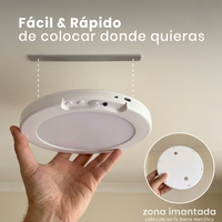 Plafón inalámbrica Dot LED con 3 tonos de luz