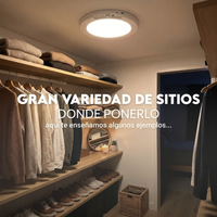 Plafón inalámbrica Dot LED con 3 tonos de luz