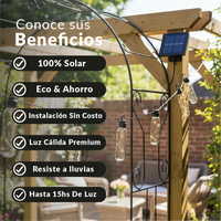 Guirnalda solar tipo botella - 10 metros